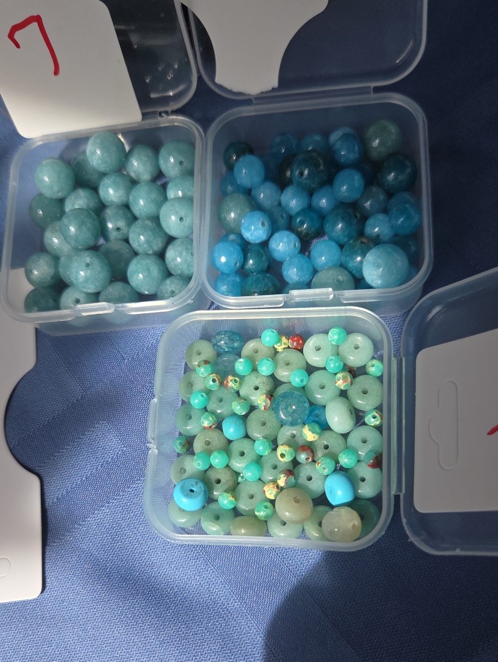 2xmobetta Boxes Gemstone Bead Assortment. Head Pins Celtic Hearts And More!!